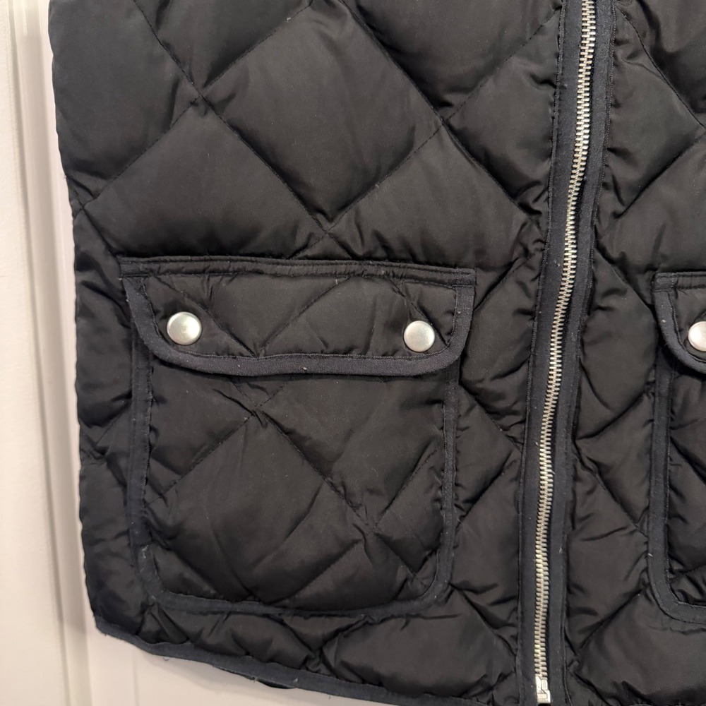 Vintage Woolrich Black Diamond Gorpcore Quilted Preppy Outdoor Puffer Vest S - Picture 3 of 6